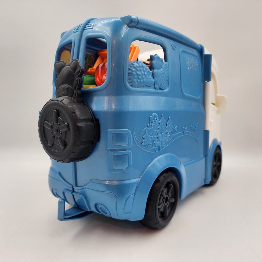 Fisher Price Little People Camper Camping Van RV Set w Songs & Sounds 7 PC WORKS - Picture 8 of 16